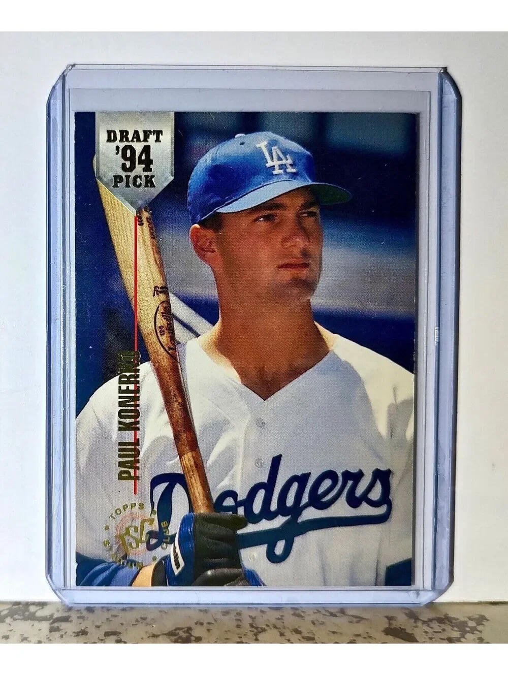 Paul Konerko 1994 Topps Stadium Club Draft Pick MLB #80 Card Los Angeles Dodgers